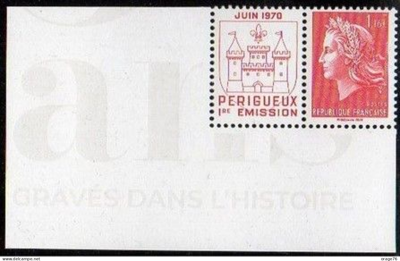 1 TIMBRE ISSU LIVRET 50 ANS DE L'IMPRIMERIE « GRAVÉS DANS L’ HISTOIRE » MARIANNE DE CHEFFER - Unused Stamps