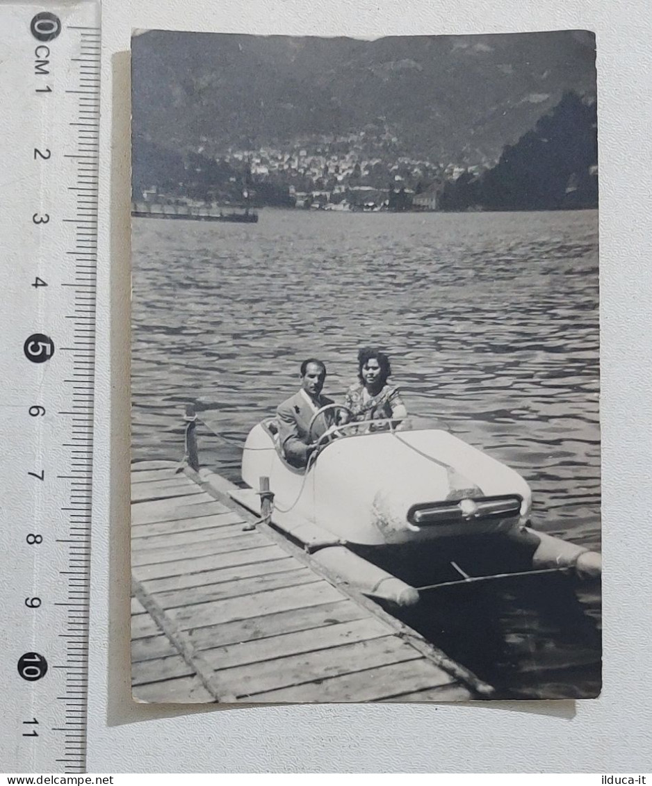 52324 0139 Foto D'epoca - Pedalò Lago Di Como Anni 60 - Europa