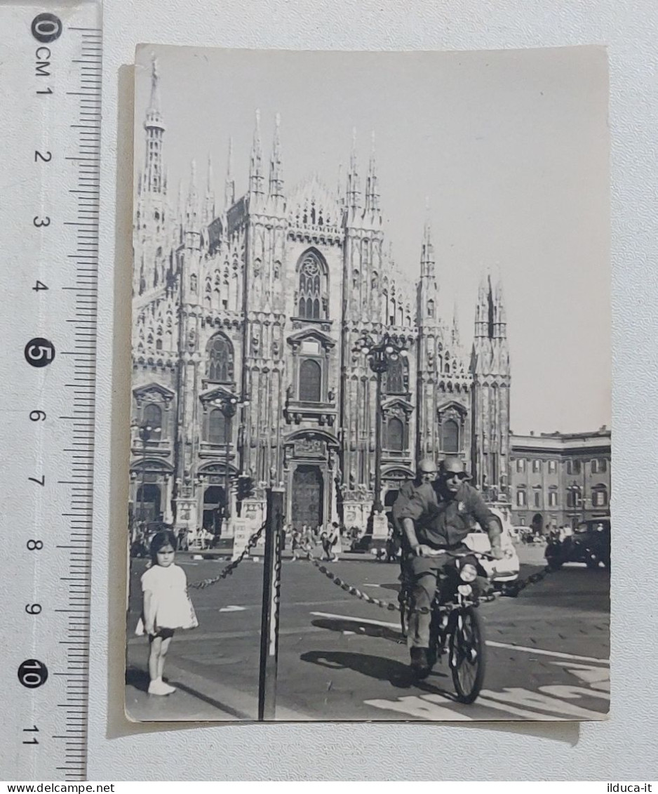 52328 0159 Foto D'epoca - Piazza Duomo - Milano Anni 60 - Europa