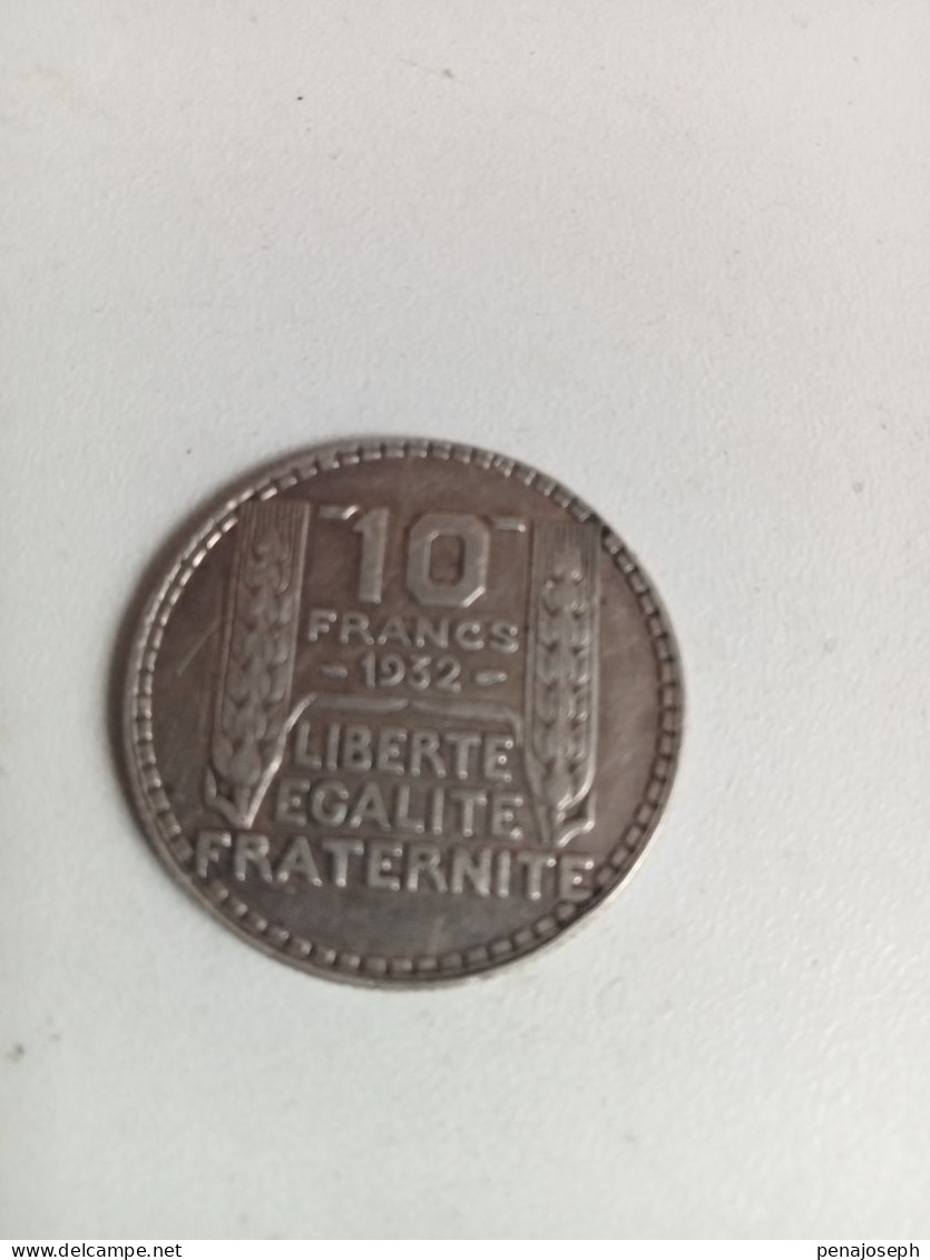 Pièce De 10 Francs Turin Argent De 1932 - 10 Francs