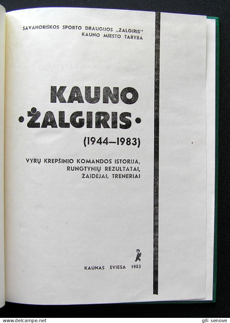 Lithuanian Book / Kauno Žalgiris 1983 - Libros Antiguos Y De Colección