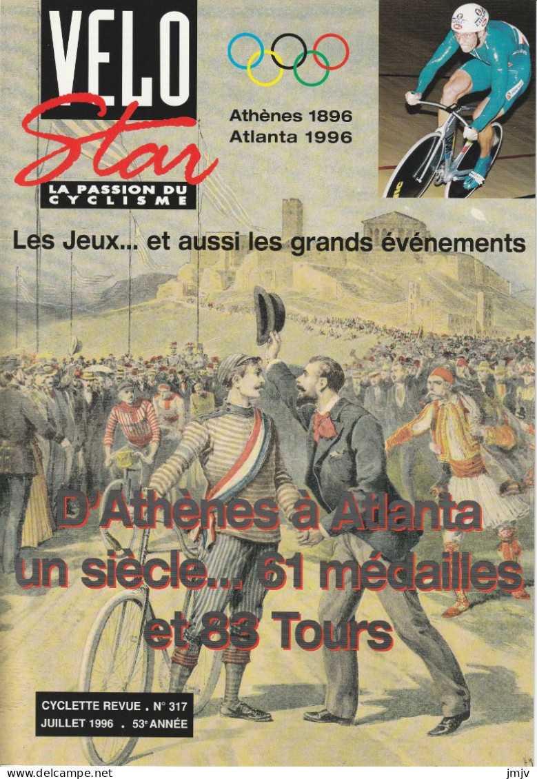 VELO STAR De Juillet 1996 JEUX OLYMPIQUES - Cyclisme