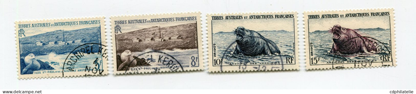 T. A.A. F. N°4 / 7 O FAUNE - Used Stamps