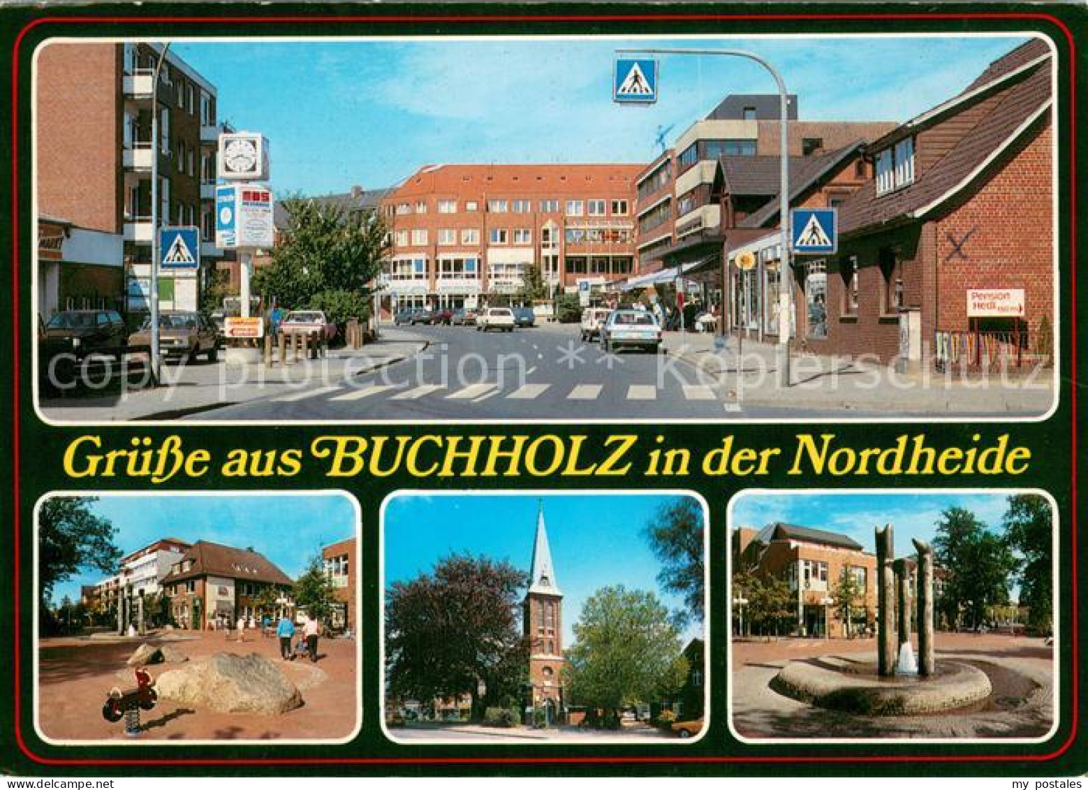 73672723 Buchholz Nordheide Strassenpartie Teilansichten Kirche Buchholz Nordhei - Buchholz