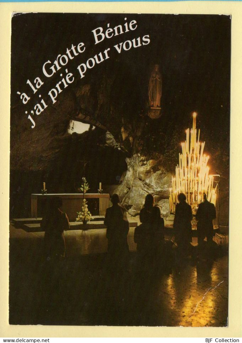 LOURDES – La Grotte (animée) (voir Scan Recto/verso) - Lugares Santos