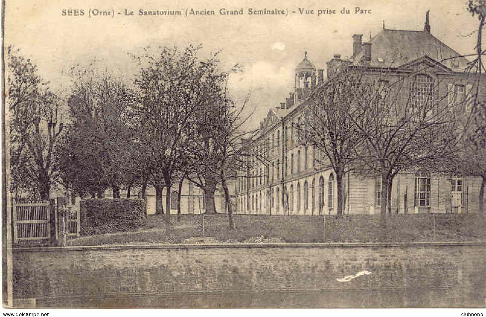 CPA - SEES - LE SANATORIUM - VUE PRISE DU PARC (ECRITE EN 1919) - Sees