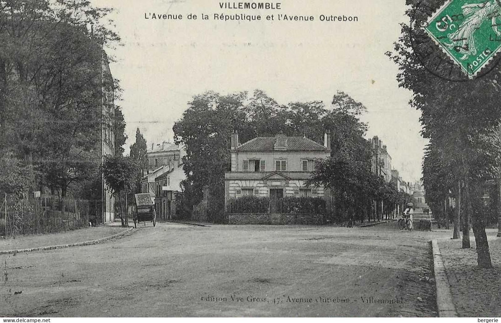 C/273                93      Villemonble     -    L'avenue De La République Et L'avenue Outrebon - Villemomble