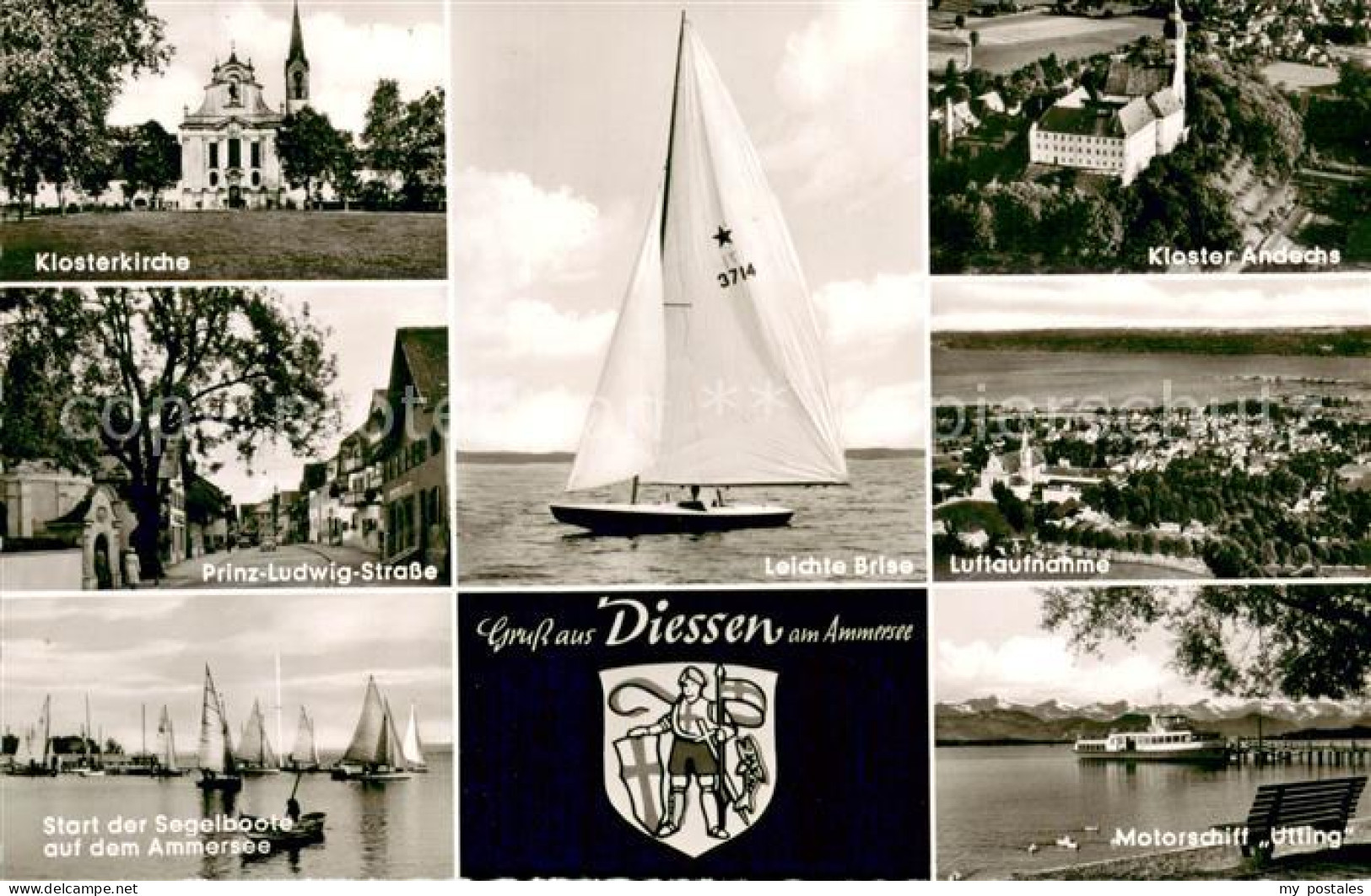 73672636 Diessen Ammersee Klosterkirche Prinz Ludwig Strasse Regatta Ammersee Kl - Diessen