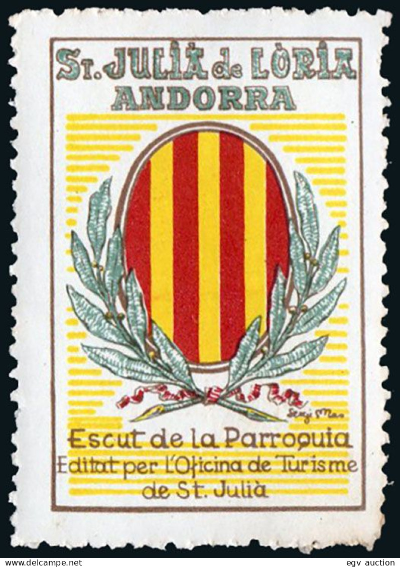 Andorra Esp. - ** S/Cat. Editada En "St. Julia De Loria" Por La Oficina De Turismo - Unused Stamps