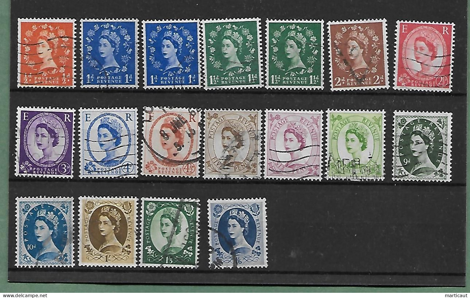 Lot De 18 Timbres Oblitérés Vendus En L'état - Used Stamps