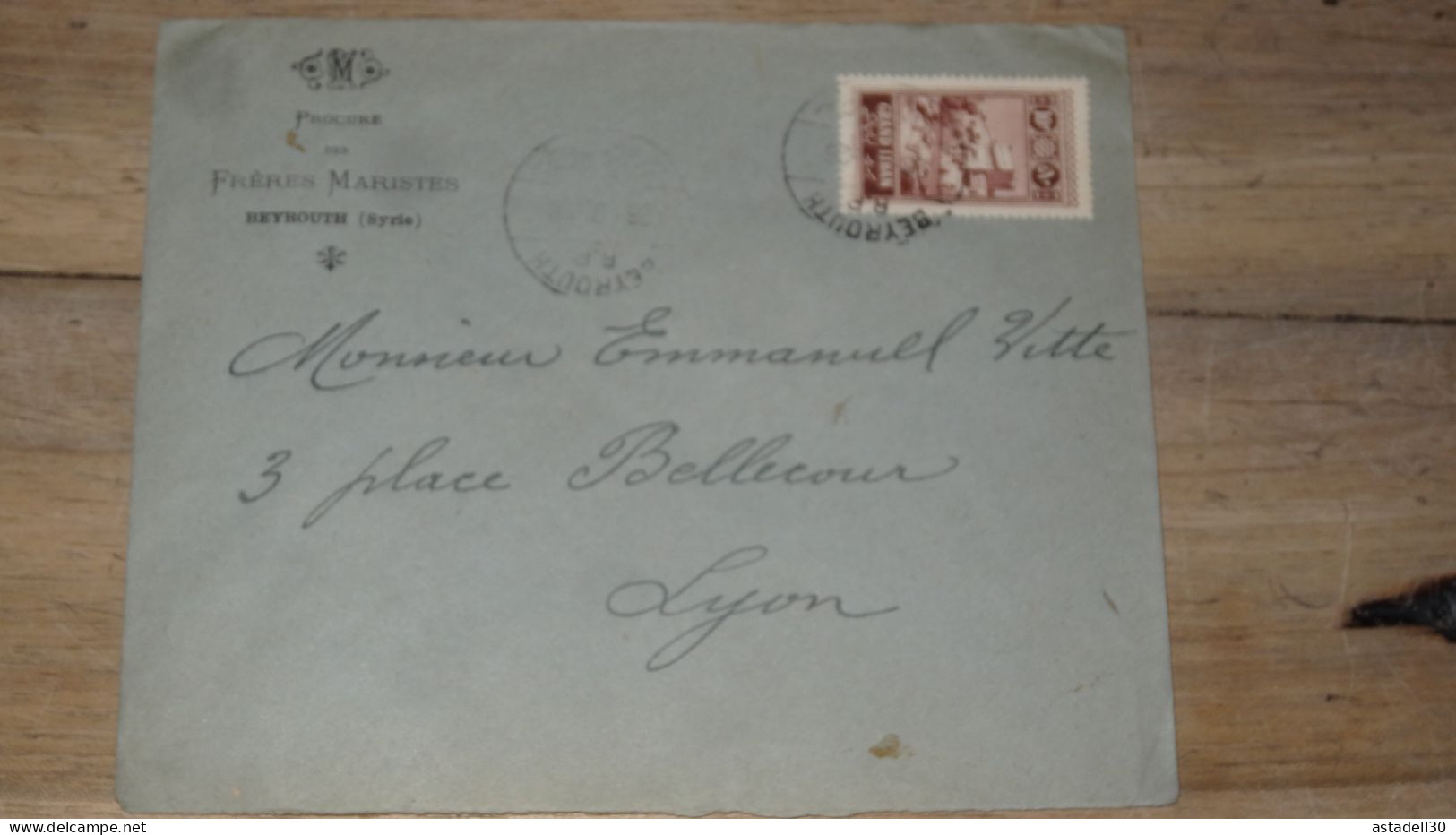 Enveloppe GRAND LIBAN, Beyrouth 1926  ......... Boite1 ..... 240424-219 - Cartas & Documentos