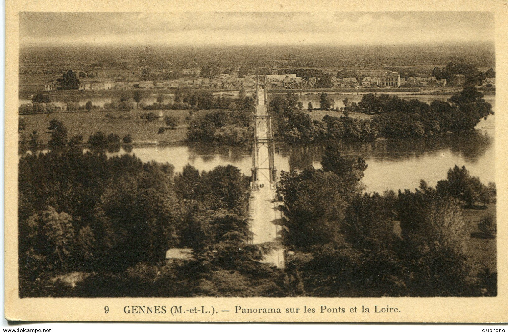 CPA -  GENNES - PANORAMA SUR LES PONTS ET LA LOIRE - Sonstige & Ohne Zuordnung