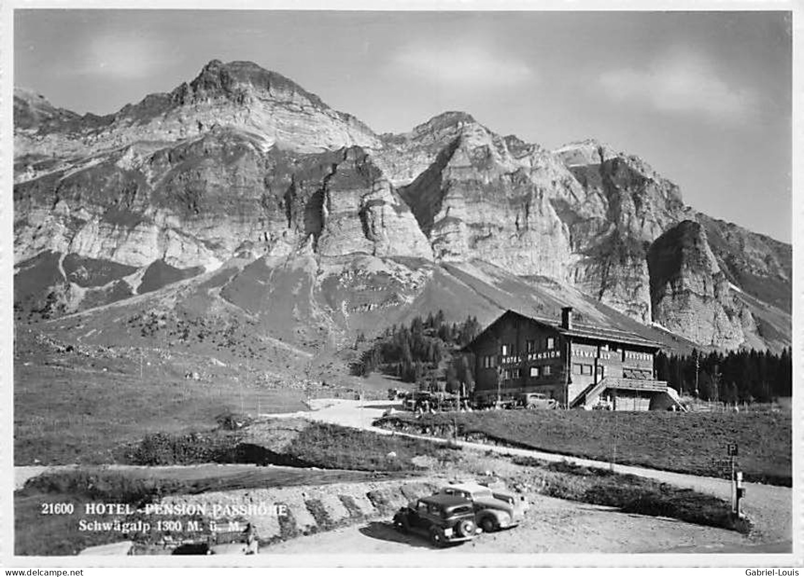 Hotel Pension Passhöhe Schwägalp Oldtime Voitures Auto   ( 10x 15) - Sonstige & Ohne Zuordnung