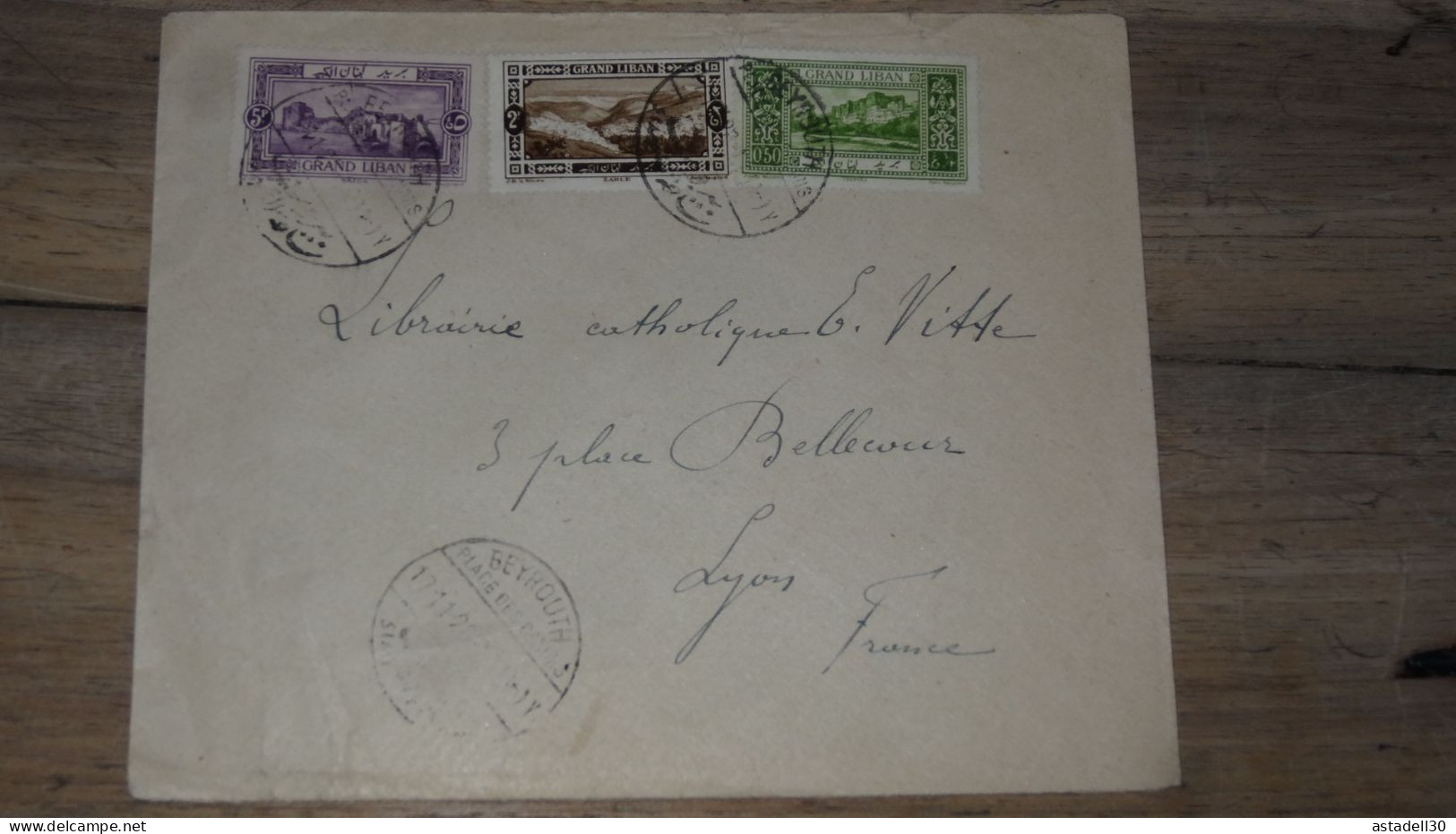 Enveloppe GRAND LIBAN, Beyrouth 1926  ......... Boite1 ..... 240424-220 - Lettres & Documents