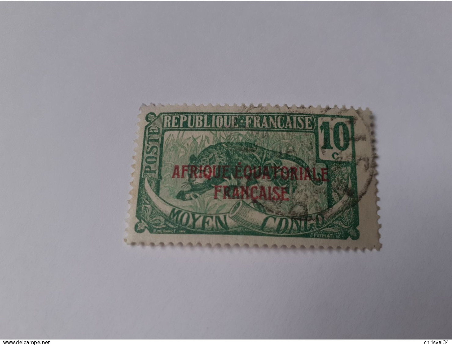 TIMBRE  CONGO    N  76     COTE  0,50  EUROS    OBLITERE - Used Stamps