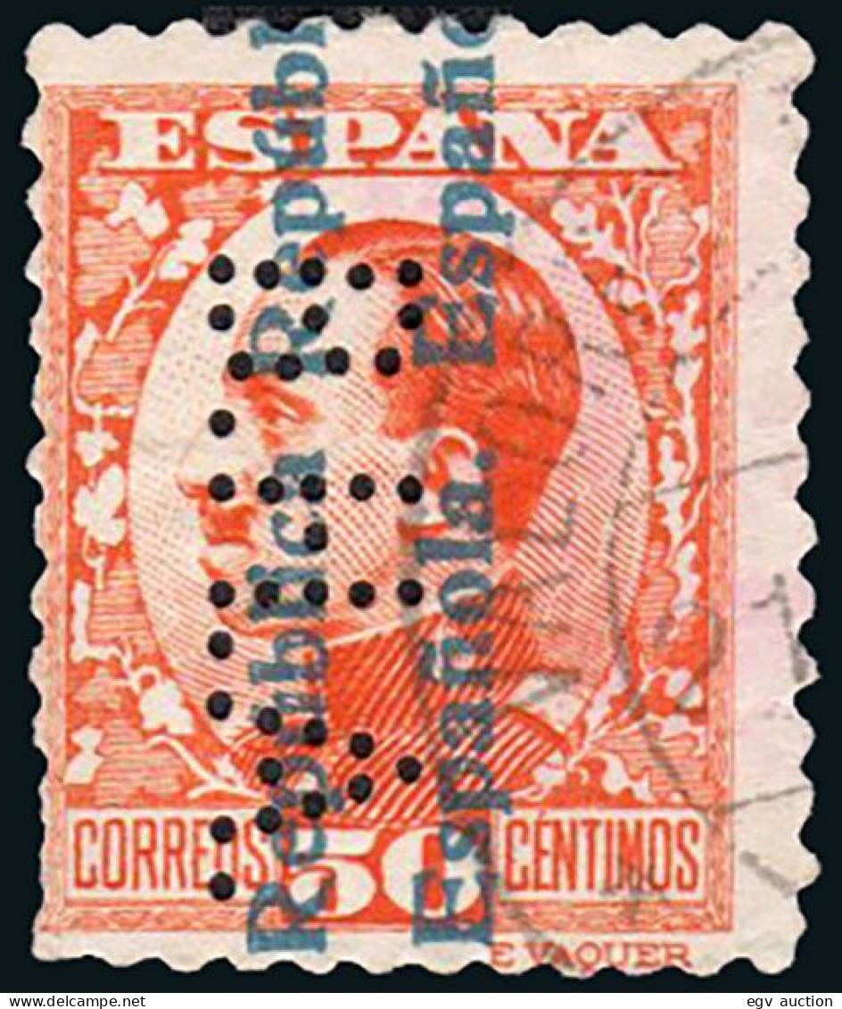 Madrid - Perforado - Edi O 601 - "B.H.A." (Banco) - Used Stamps