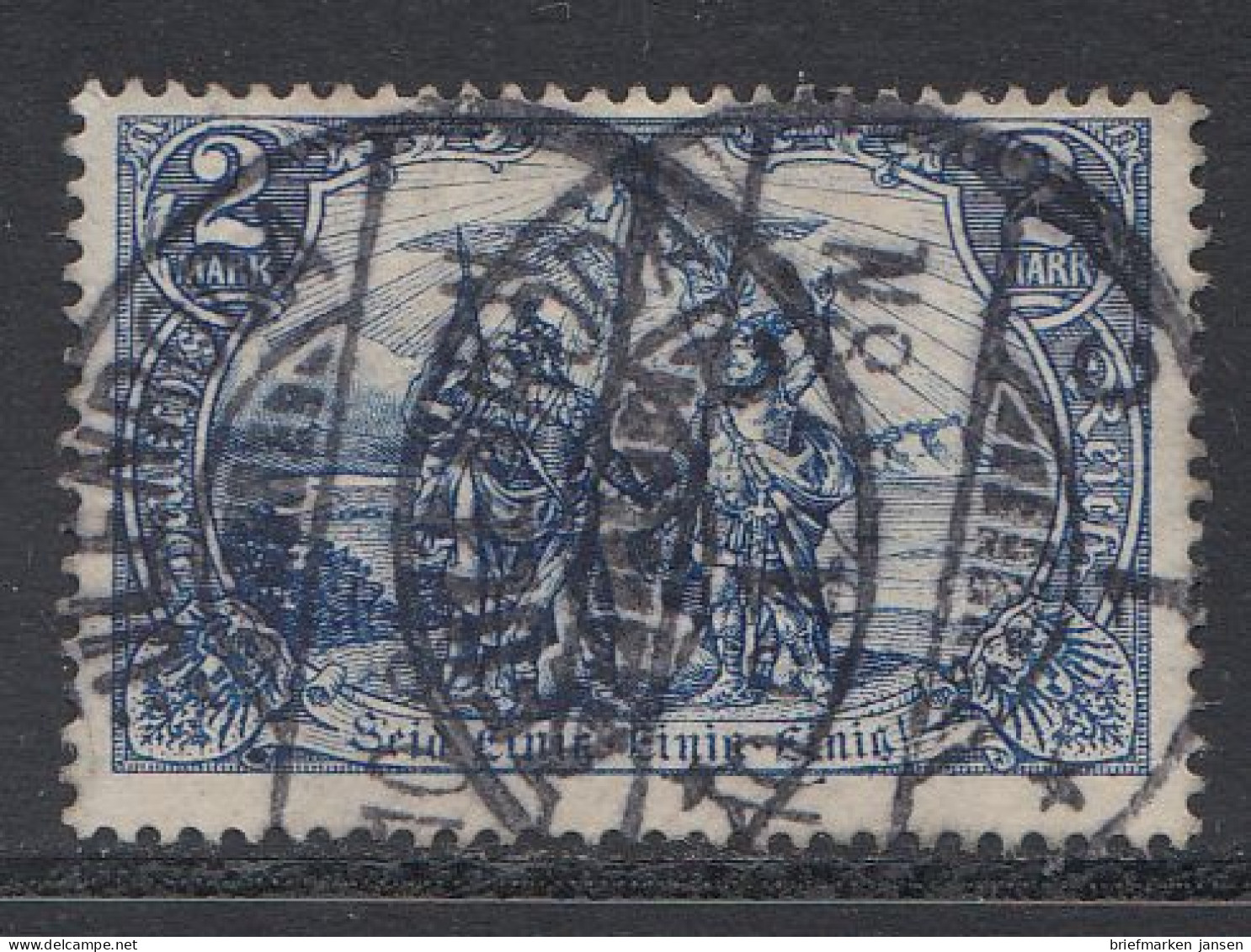 D,Dt.Reich Mi.Nr. 79, Freim. "Nord Und Süd", Gestempelt - Unused Stamps
