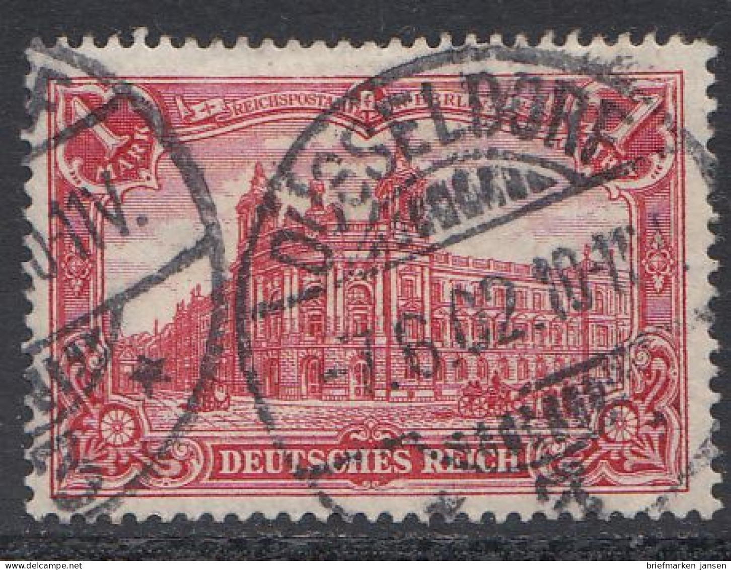 D,Dt.Reich Mi.Nr. 78, Freim. Reichspostamt, Gestempelt "Düsseldorf" - Neufs
