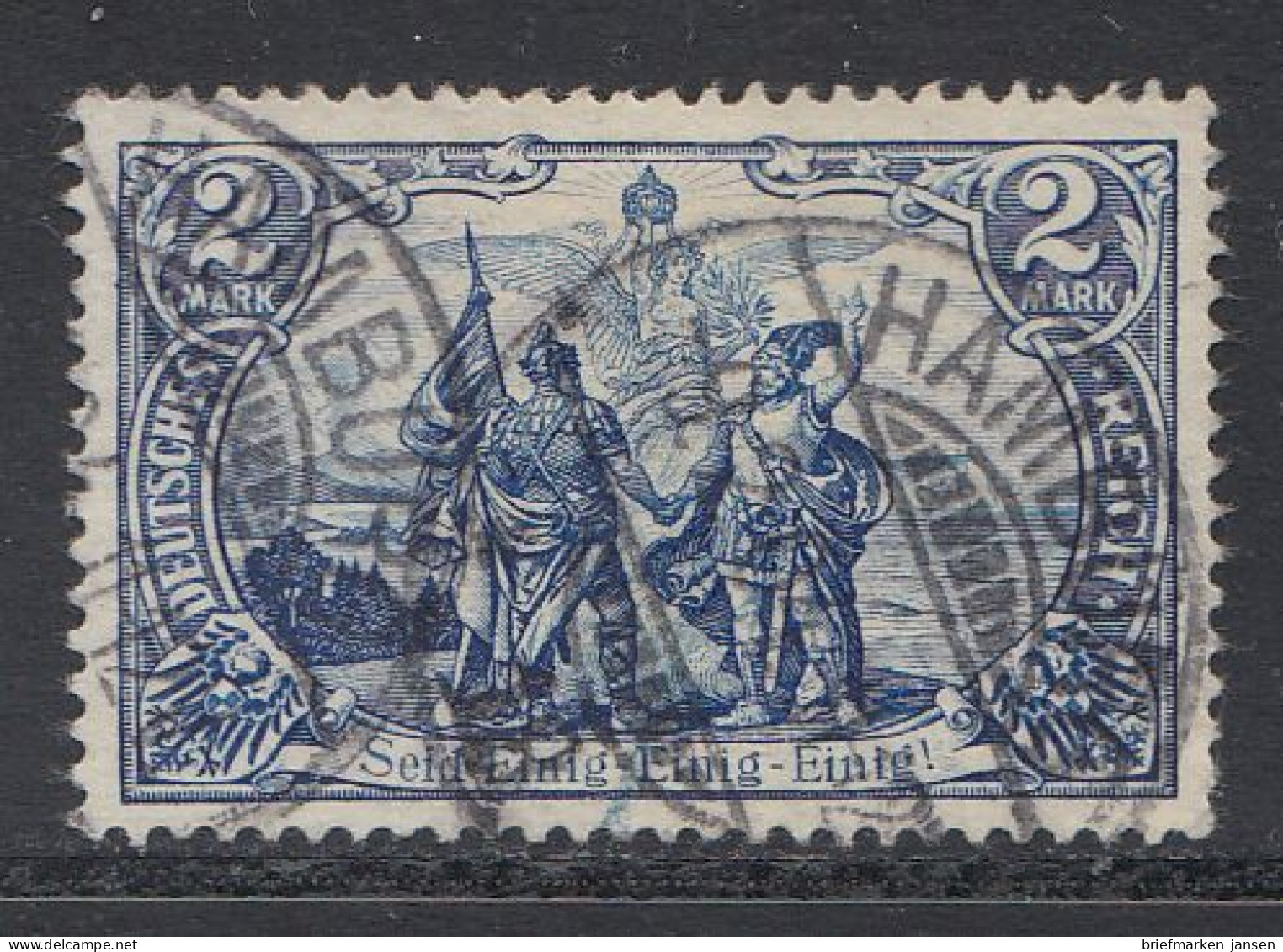 D,Dt.Reich Mi.Nr. 82, Freim. "Nord Und Süd" - Unused Stamps