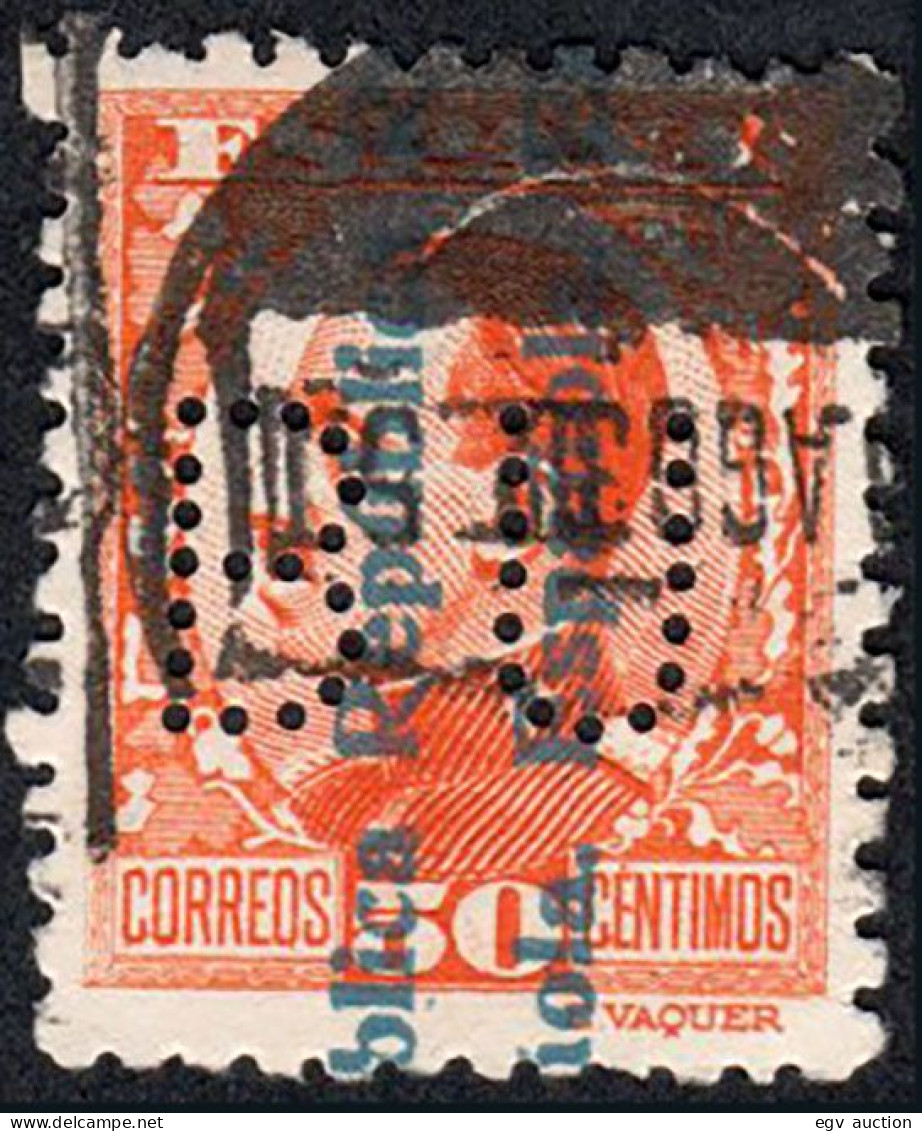 Madrid - Perforado - Edi O 601 - "BU" (Banco) - Used Stamps