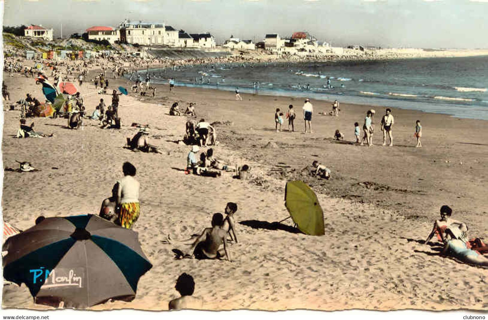 CPSM- SAIINT GILLES - LA PLAGE (BELLE ANIMATION) - Saint Gilles Croix De Vie