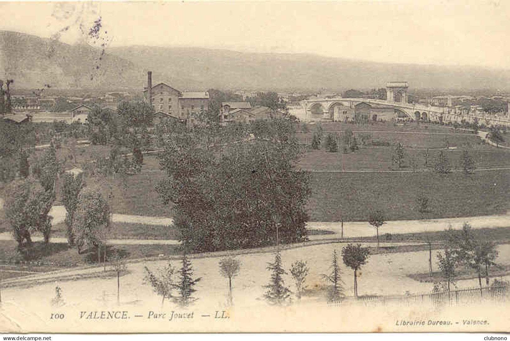 CPA - VALENCE - LE PARC JOUVET - Valence