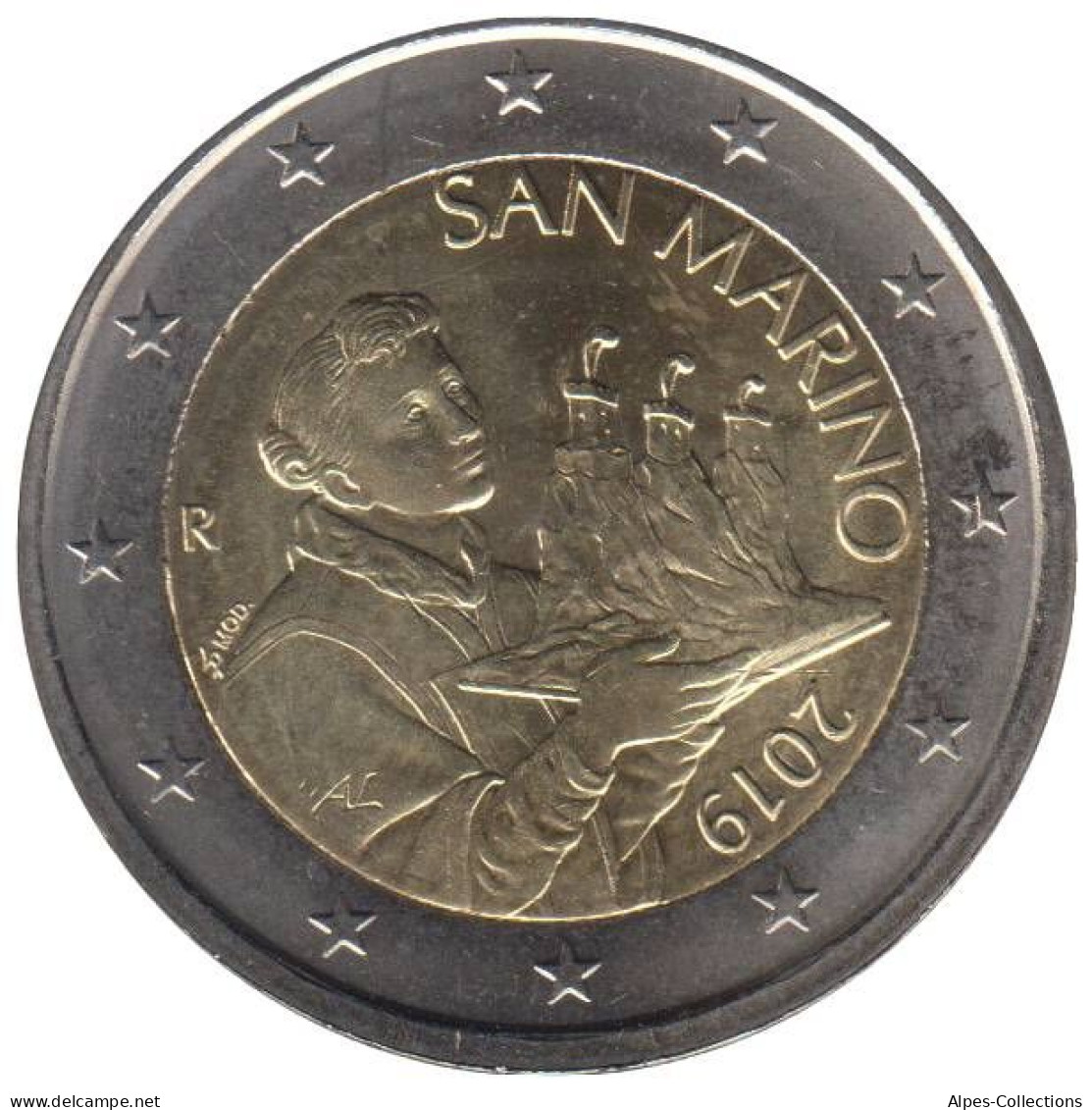 SA20019.3 - SAINT MARIN - 2 Euros - 2019 - San Marino