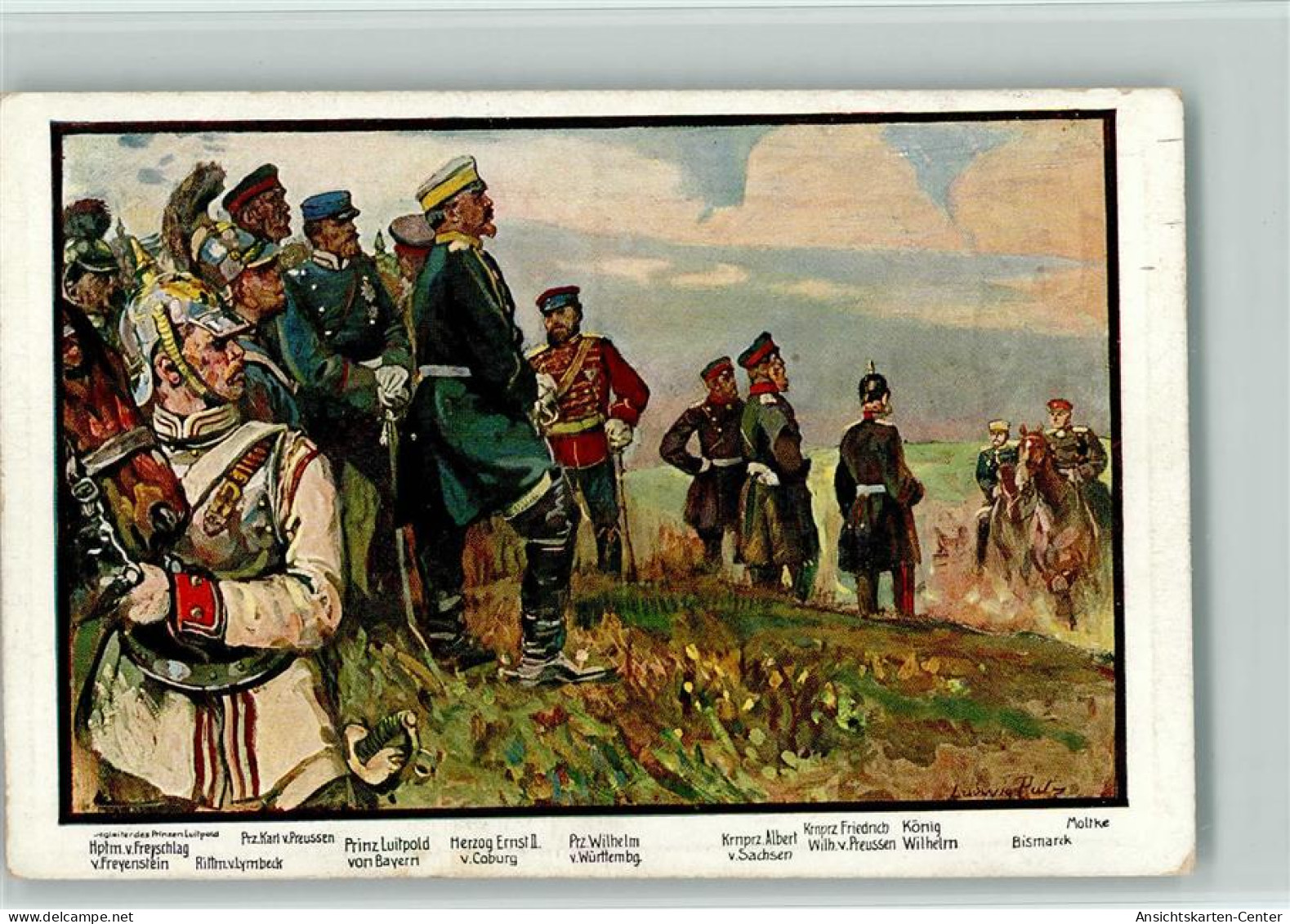 13003206 - Moltke Wohlfahrts-Kuenstler Postkarte Nr. 3 - - Personnages