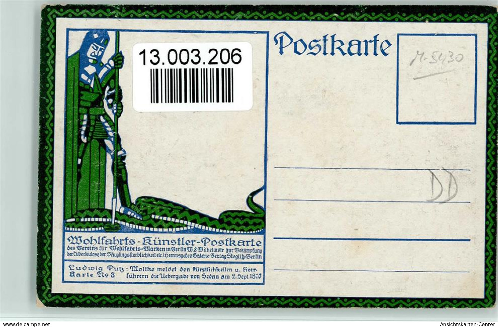 13003206 - Moltke Wohlfahrts-Kuenstler Postkarte Nr. 3 - - Personen
