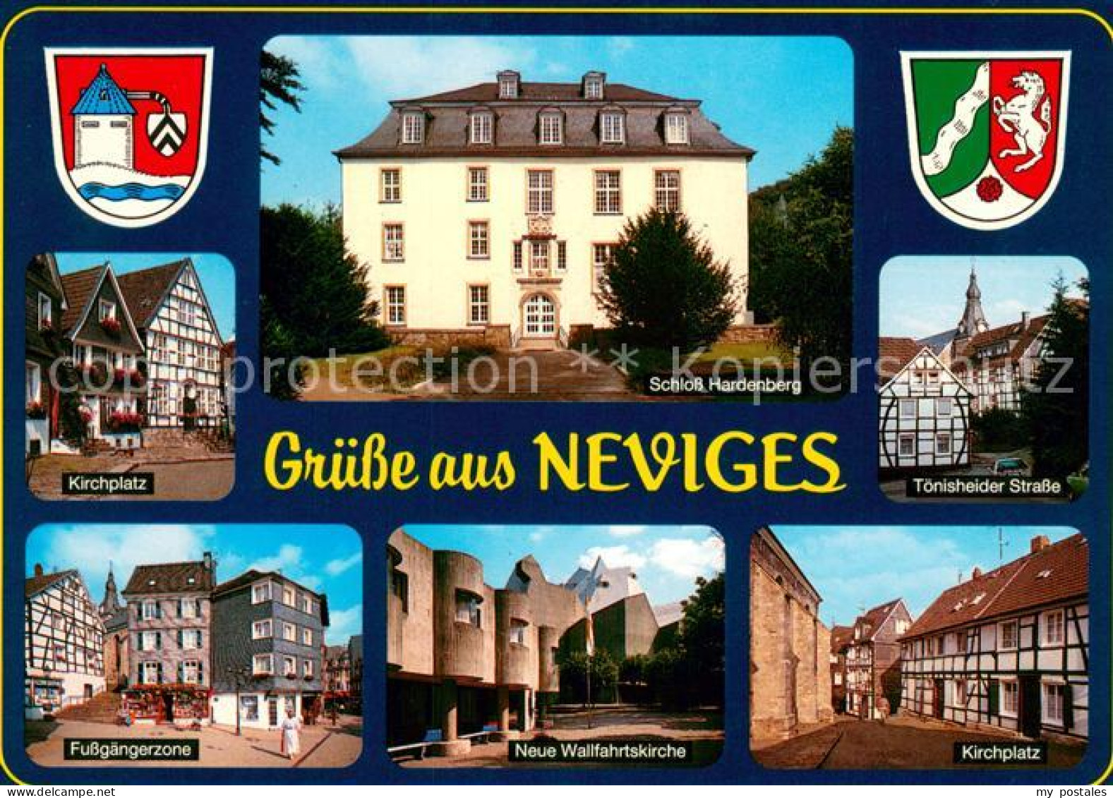 73672518 Neviges Velbert Kirchplatz Schloss Hardenberg Toenisheider Strasse Fuss - Velbert