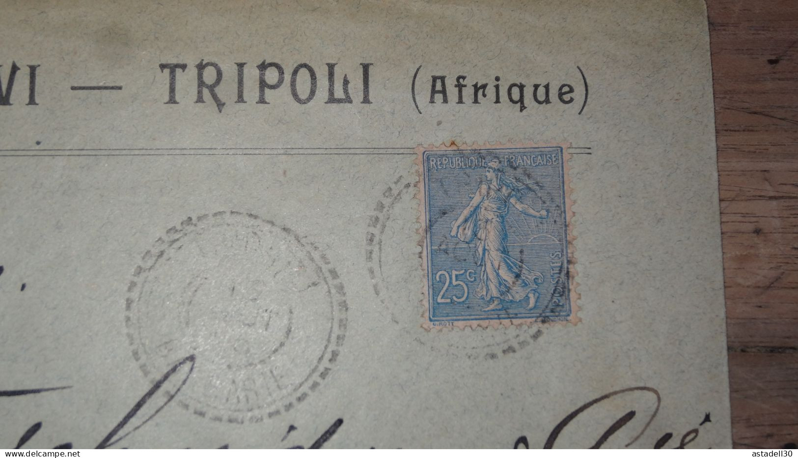 Enveloppe LEVANT, Tripoli Barbarie - 1905  ......... Boite1 ..... 240424-222 - Cartas & Documentos