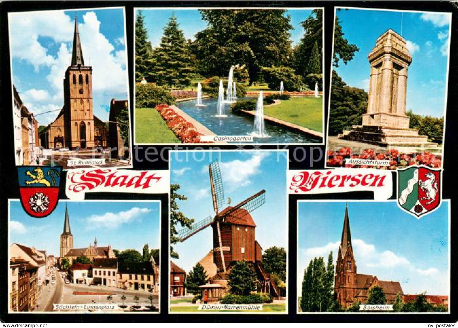 73672482 Viersen Kirche Casinogarten Wasserspiele Aussichtsturm Suechteln Linden - Viersen