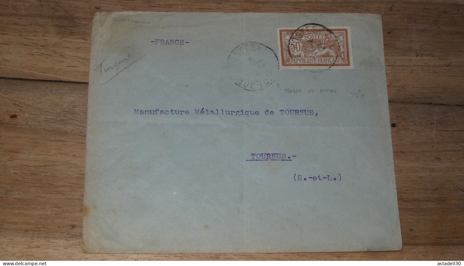 Enveloppe Tresor Et Postes, Constantinople - 1921  ......... Boite1 ..... 240424-223 - Covers & Documents