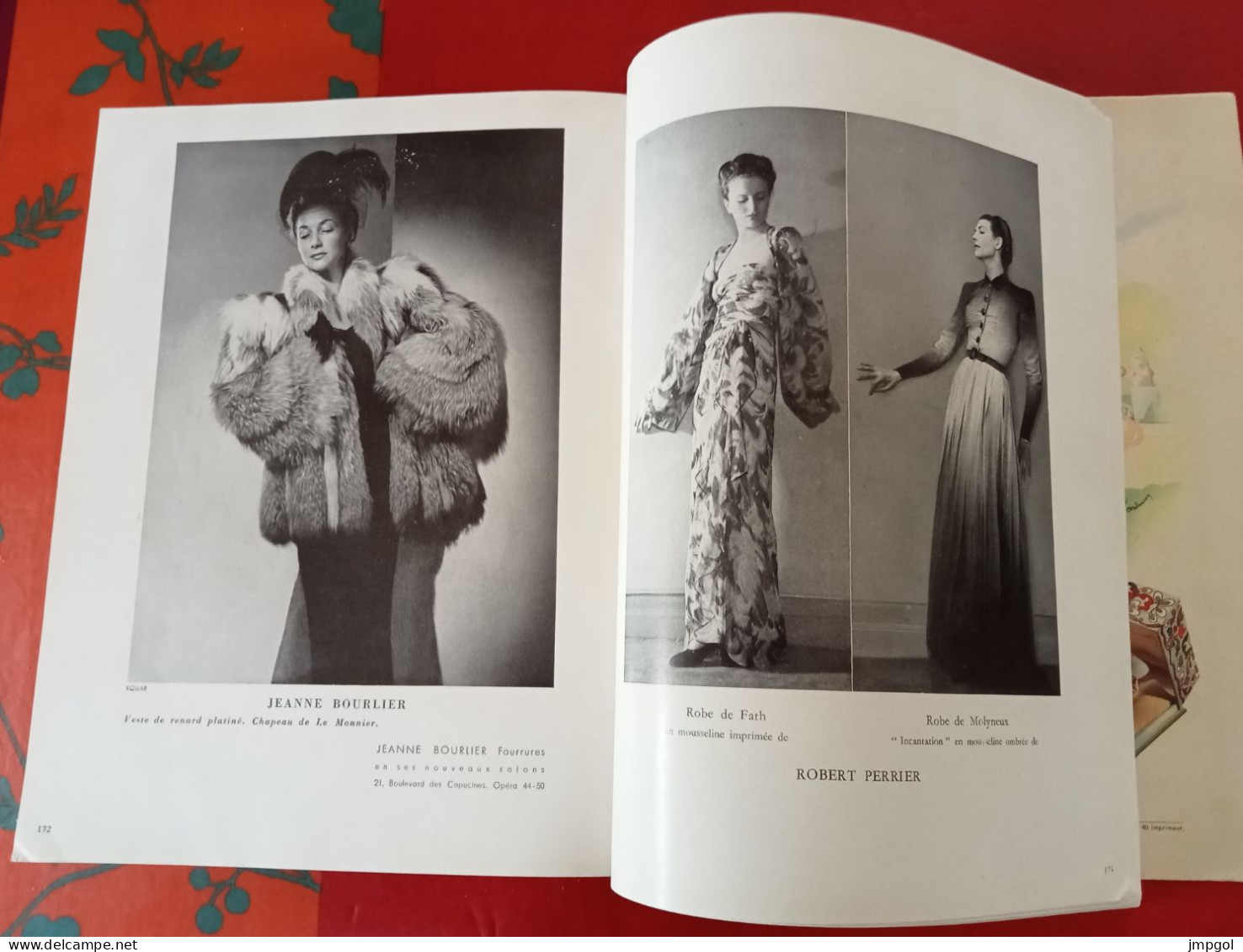 Album du Figaro La Mode de Printemps 1947 Dior Lelong Balenciaga Balmain Nina Ricci Jacques Fath Maggy Rouf Molineux