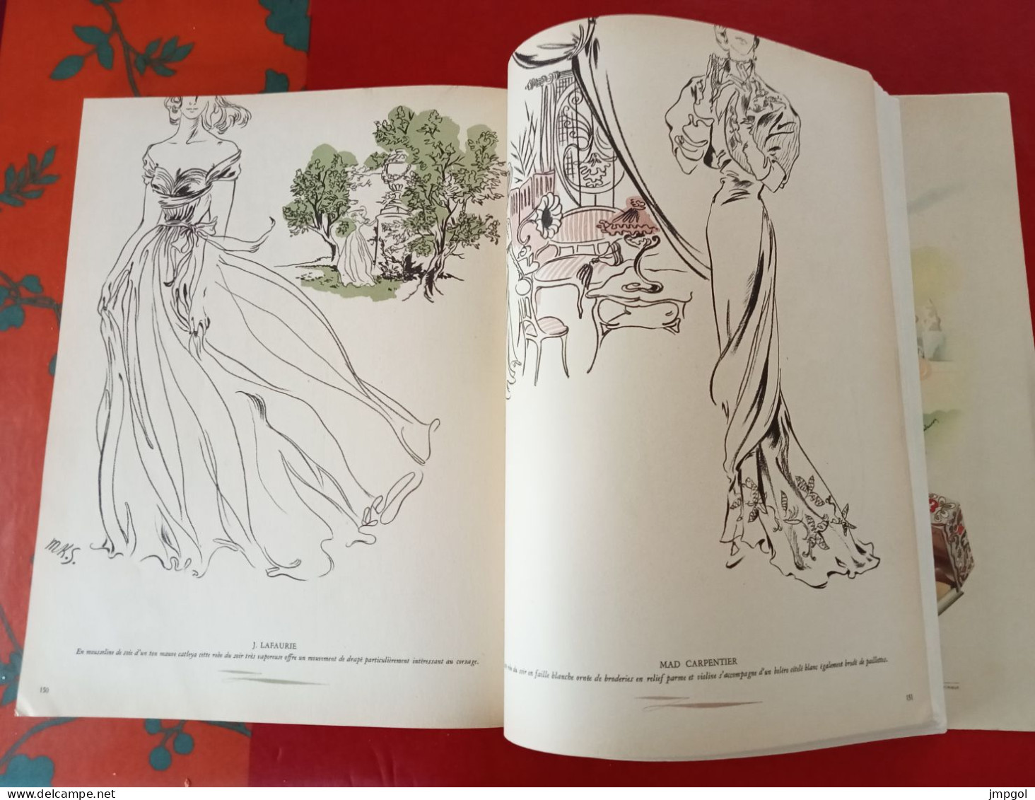 Album du Figaro La Mode de Printemps 1947 Dior Lelong Balenciaga Balmain Nina Ricci Jacques Fath Maggy Rouf Molineux