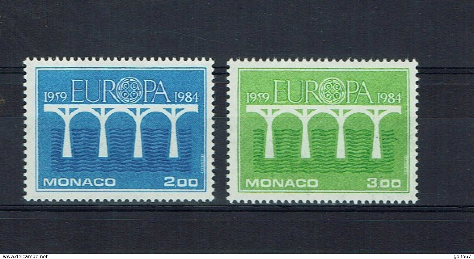 MONACO 1984 Y&T N° 1418 - 1419 NEUF** - Unused Stamps
