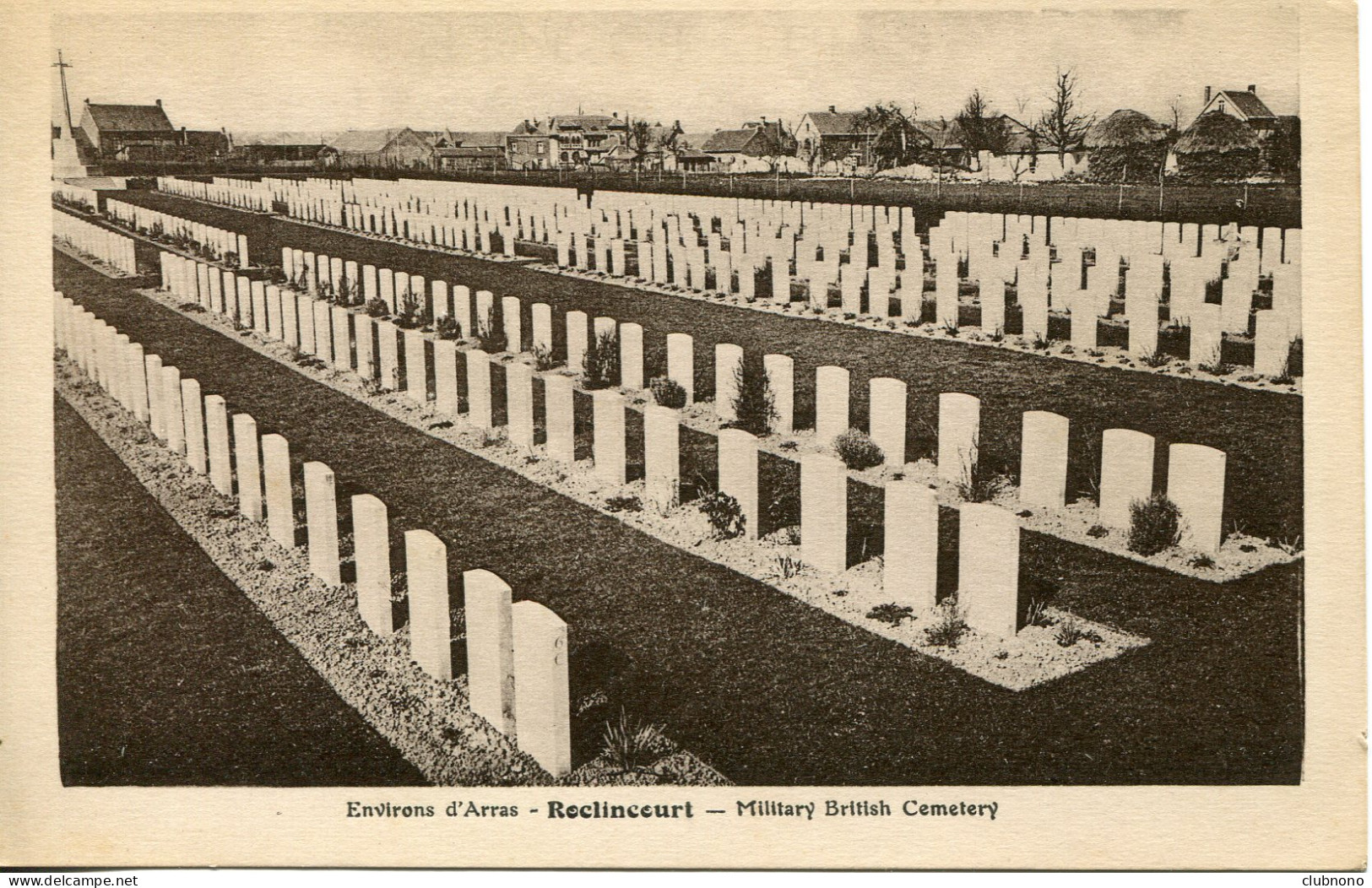 CPA -  ARRAS (ENV.) - RECLINCOURT - CIMETIERE MILITAIRE BRITANNIQUE - Arras