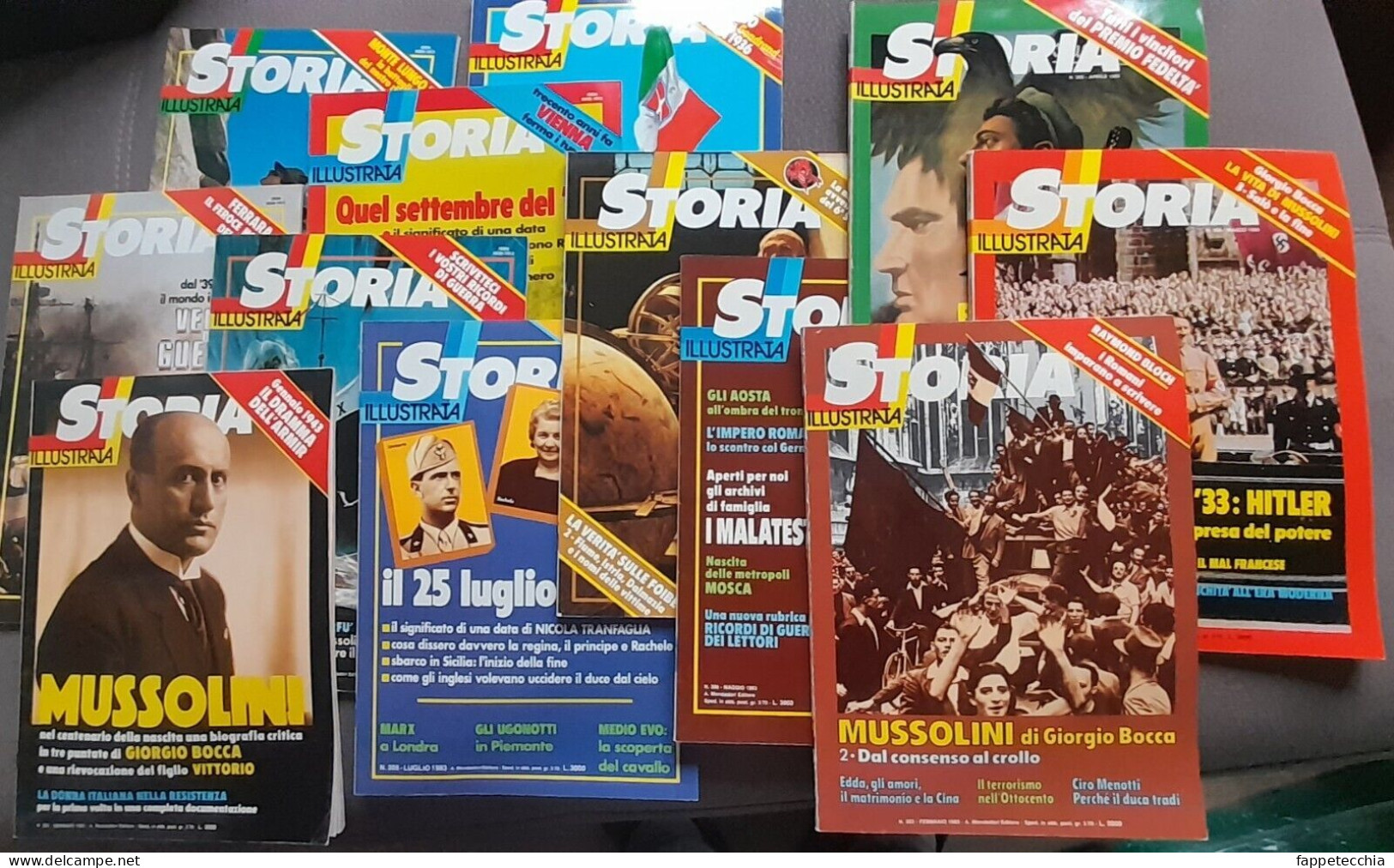 STORIA ILLUSTRATA 1983 - Rivista Mensile 12 Numeri - Annata Completa - Historia Biografía, Filosofía