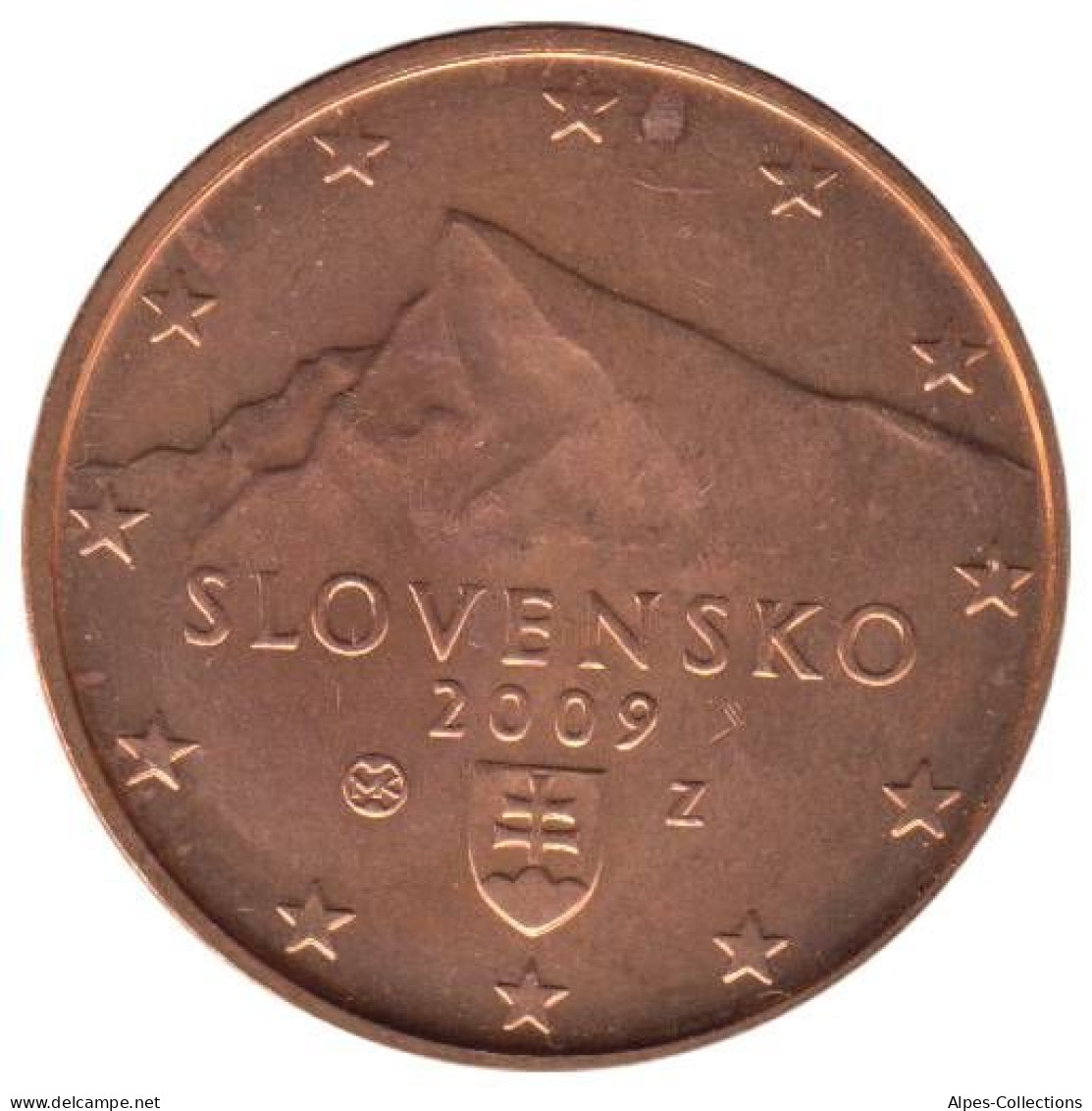 SQ00509.1 - SLOVAQUIE - 5 Cents - 2009 - Eslovaquia