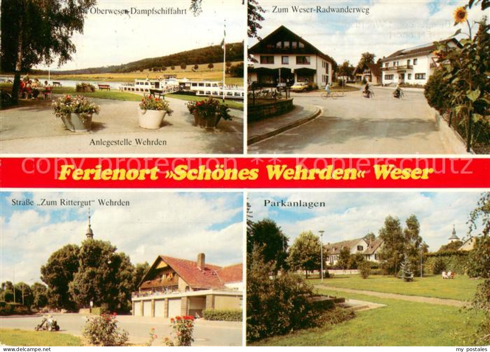 73672396 Wehrden Teilansichten Ferienort An Der Weser Dampfschifffahrt Radwander - Beverungen