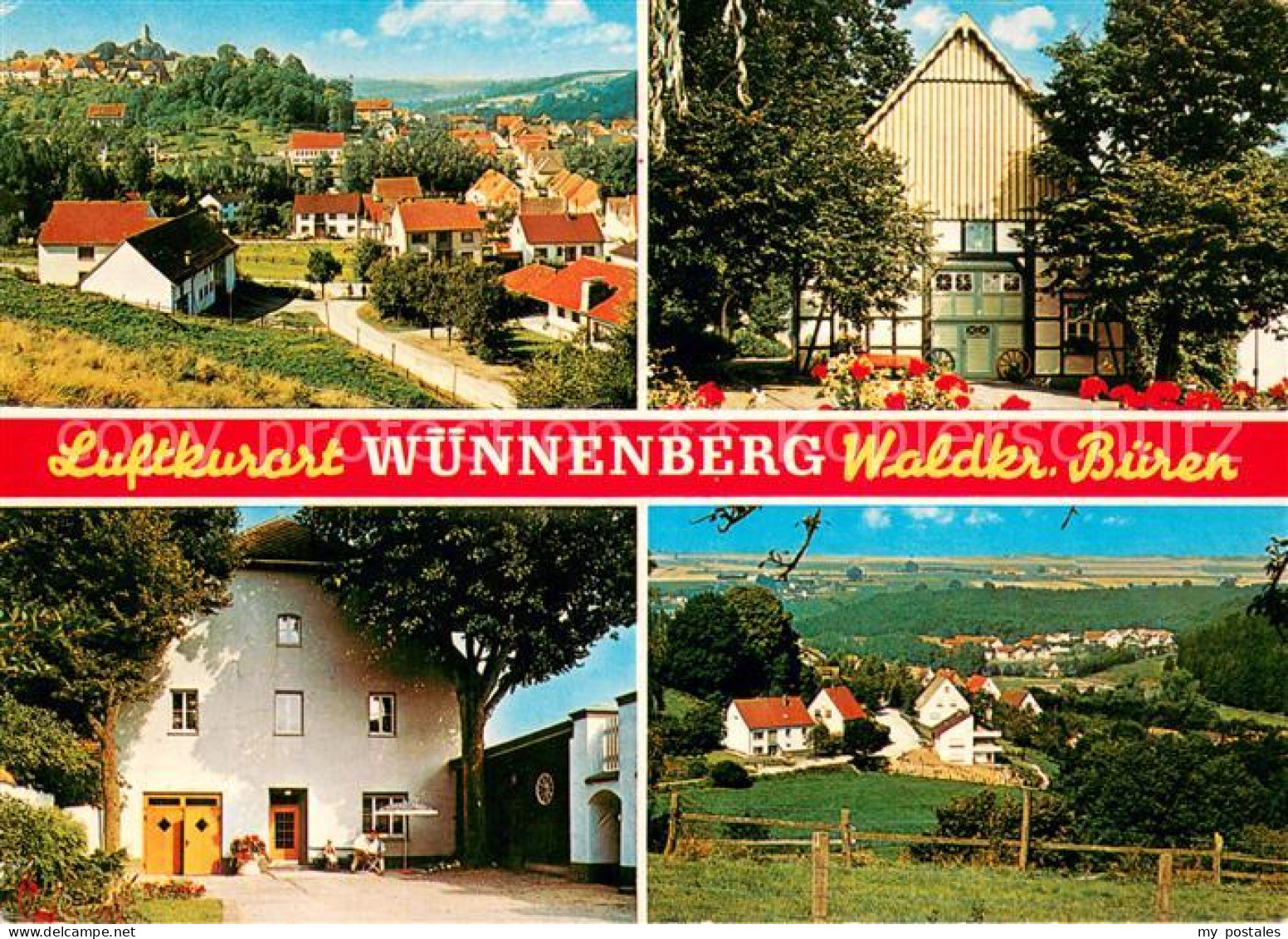 73672395 Wuennenberg Panorama Luftkurort Blick Zur Kirche Alte Gebaeude Wuennenb - Bad Wünnenberg