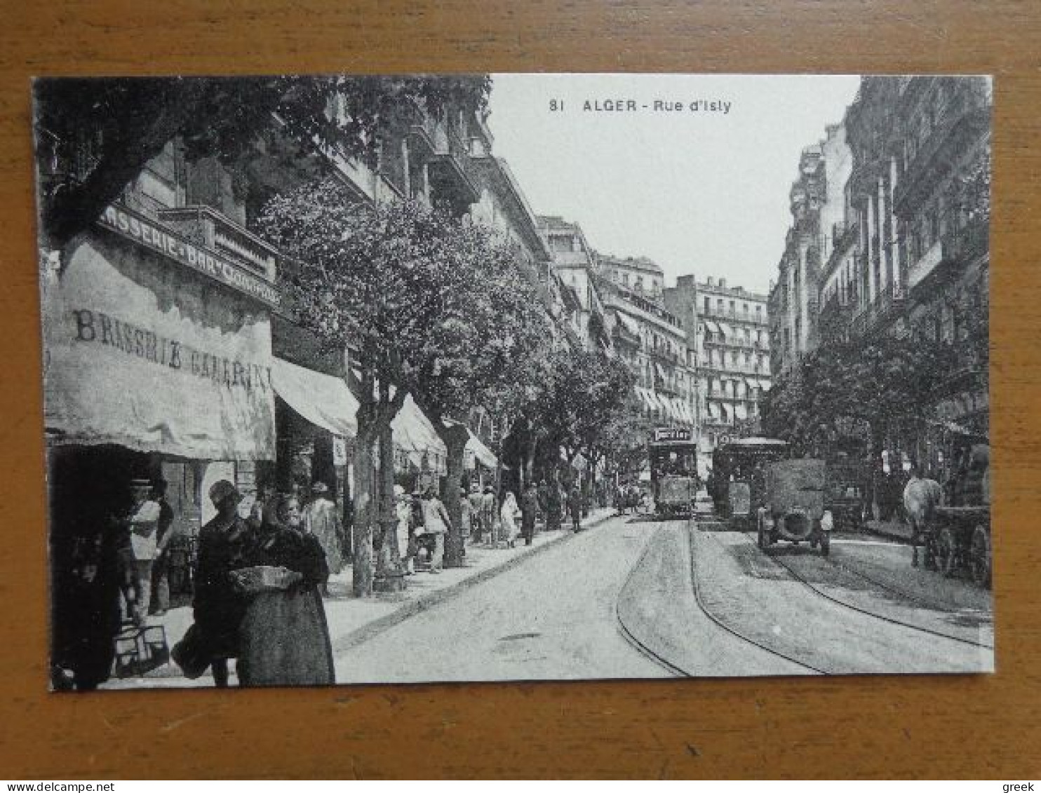 TRAM / Alger, Rue D'Isly -> Unwritten - Tramways