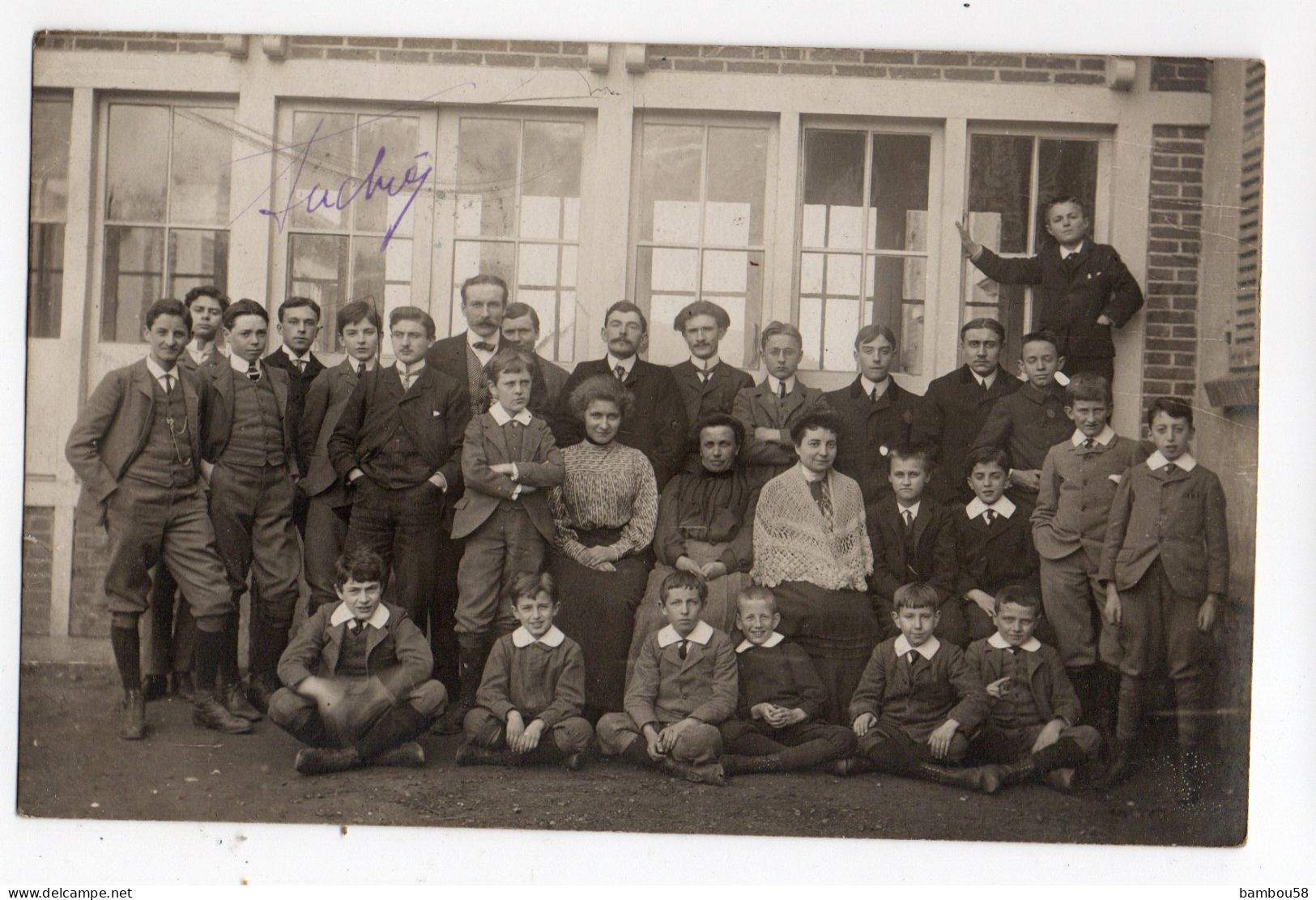 CARTE PHOTO * VERNEUIL SUR AVRE * EURE * ECOLE DES ROCHES * INSTITUTRICES * - Verneuil-sur-Avre