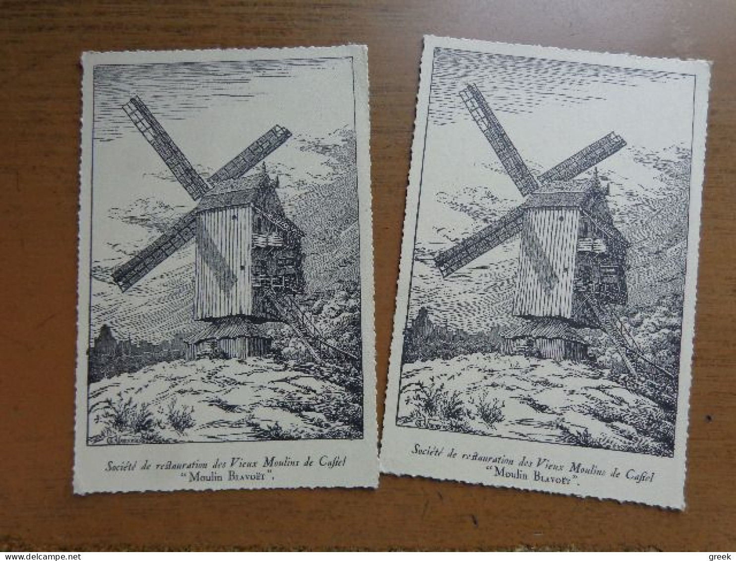 Molen, Moulin, Mill / 2 Kaarten, Moulain Blavoët, Vieux Moulins De Cassel --> Onbeschreven - Windmühlen