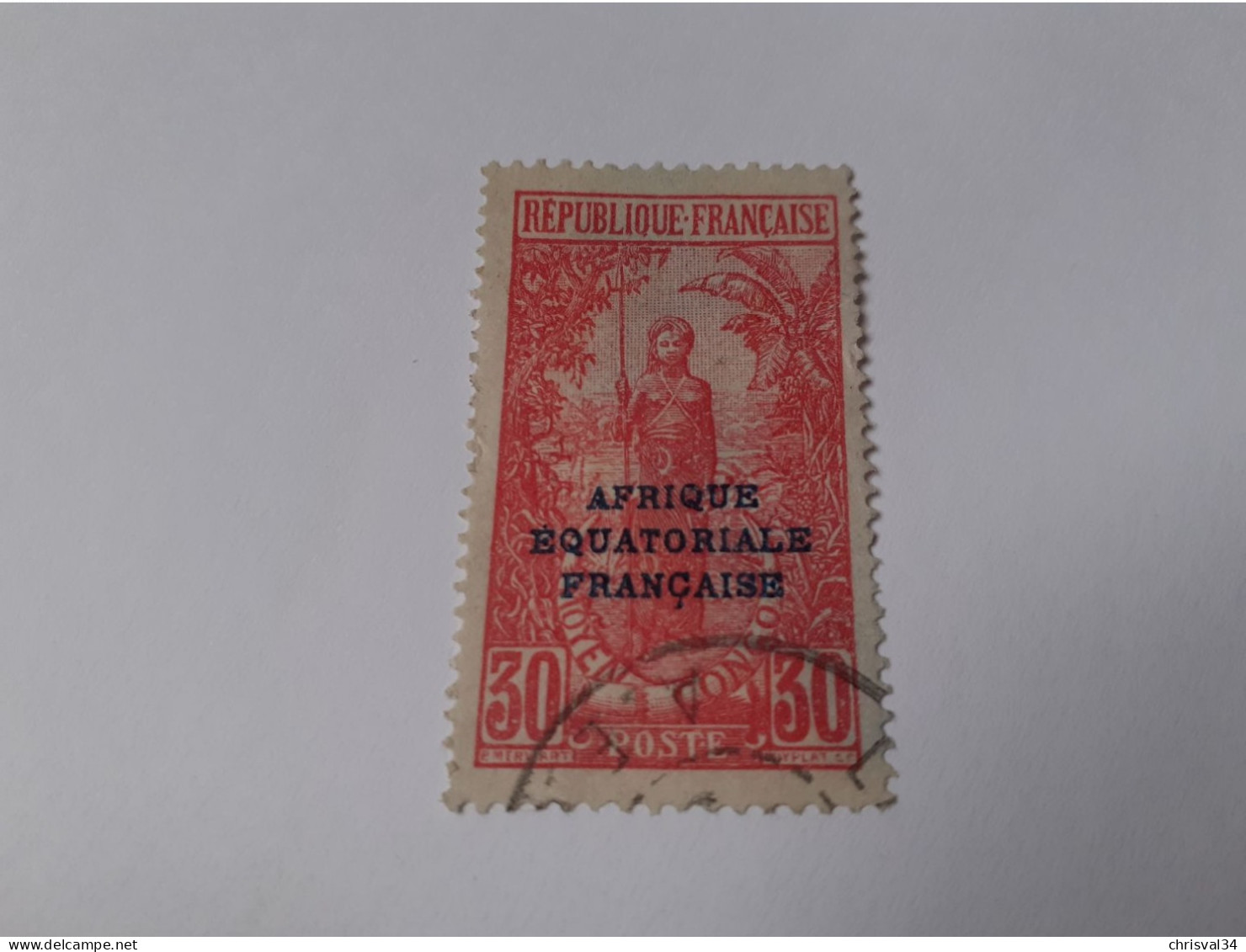 TIMBRE  CONGO    N  80     COTE  0,75  EUROS    OBLITERE - Used Stamps