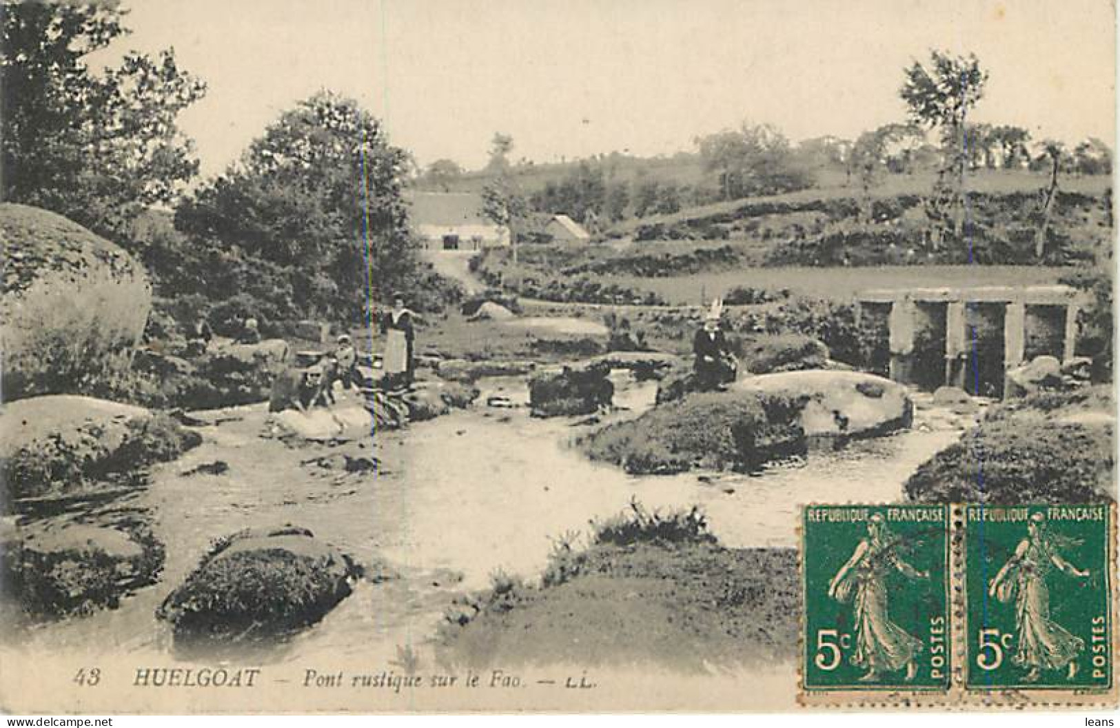 HUELGOAT - Pont Rustique Sur Le Fao - LL 43 - Huelgoat