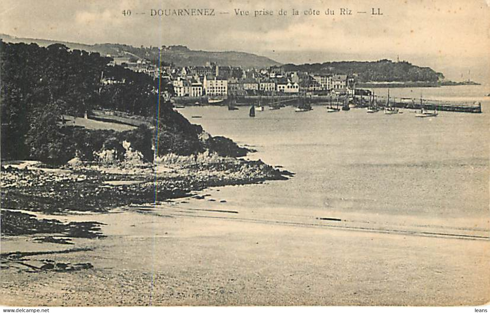 DOUARNENEZ - Vue Prise De La  Côte Du Riz - LL 40 - Douarnenez