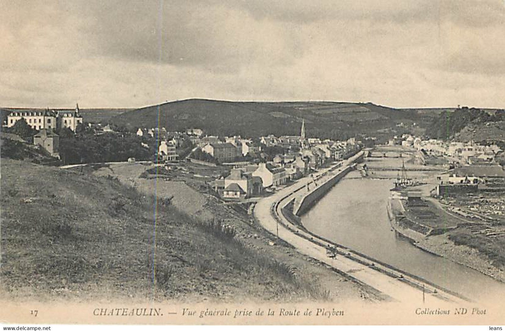 CHATEAULIN - Vue Générale Prise De La Route De Pleyben - 17 ND - Châteaulin