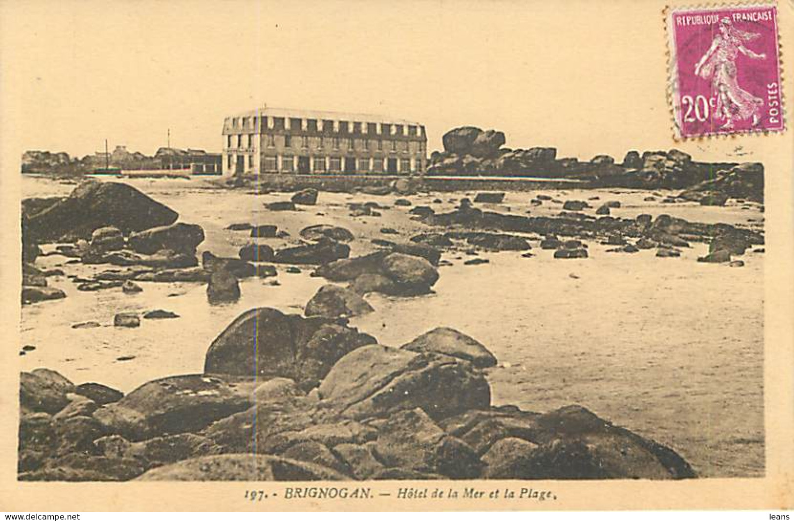 BRIGNOGAN - Hôtel De La Mer Et La Plage - 127 - Brignogan-Plage