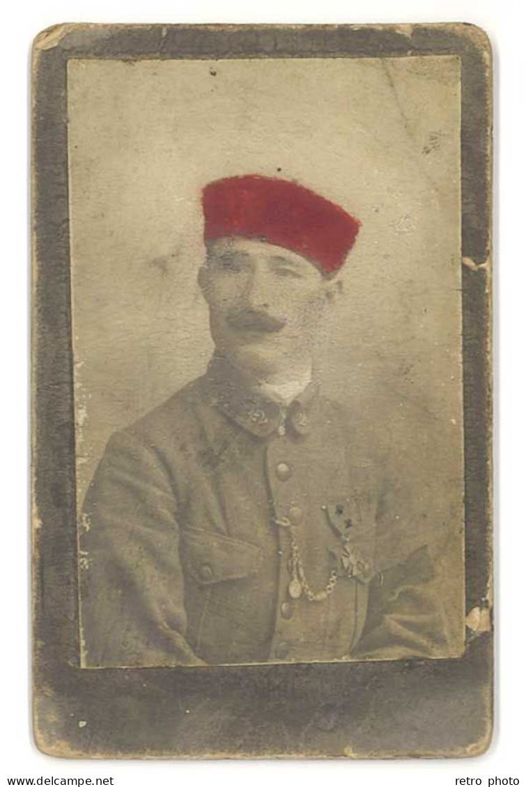 Photo Cdv Soldat " Souvenir D'un Séjour En Allemagne ", Carl Roedel éditeur - Guerra, Militari